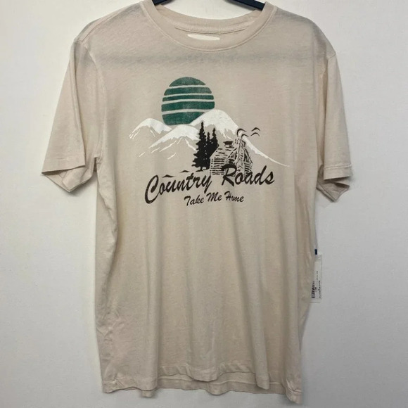 NWT Sol Angeles Country Road Take Me Home Crew Tee Shirt Men's M - Picture 6 of 13